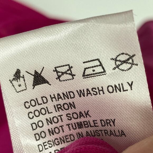 Hello Molly Backstage Passes One Shoulder Ruffled Mini Dress Magenta Womens 2 - Picture 10 of 10